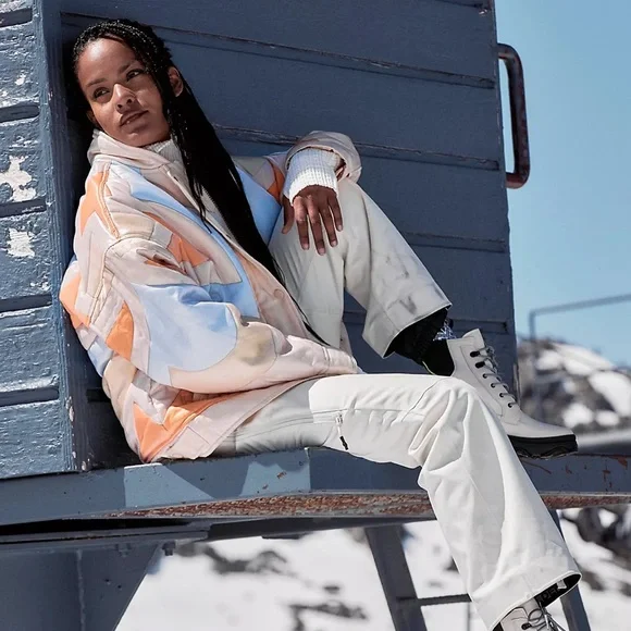 Free People Multicolor Puffer Jacket - Picture 2 of 9